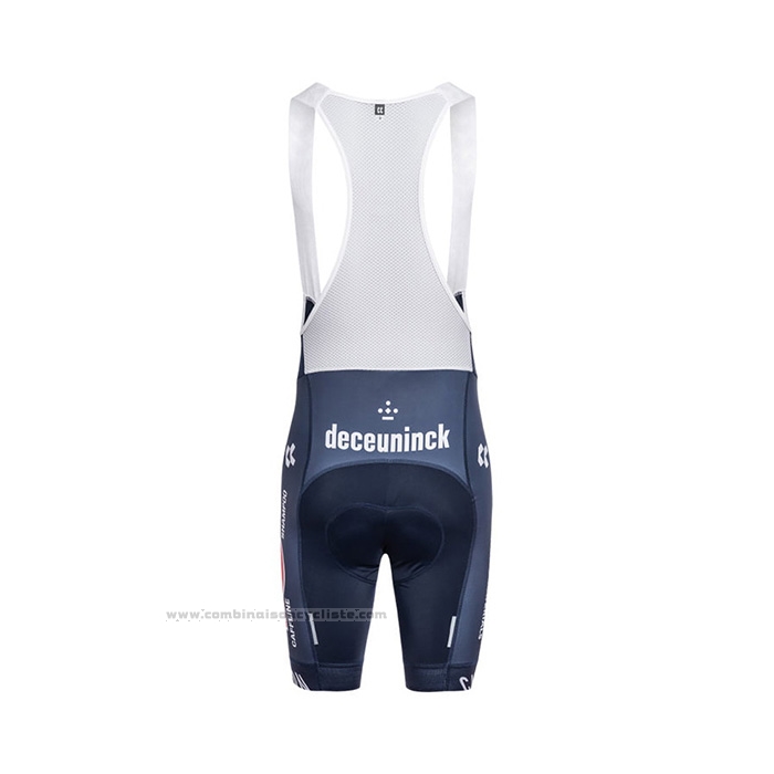 2022 Maillot Cyclisme Alpecin Fenix Profond Bleu Manches Courtes et Cuissard